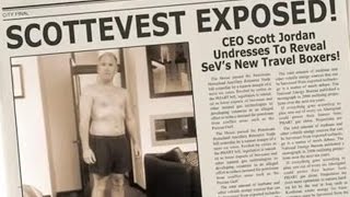 SCOTTeVEST EXPOSED: Scott Jordan Strips Down to the Travel Boxers