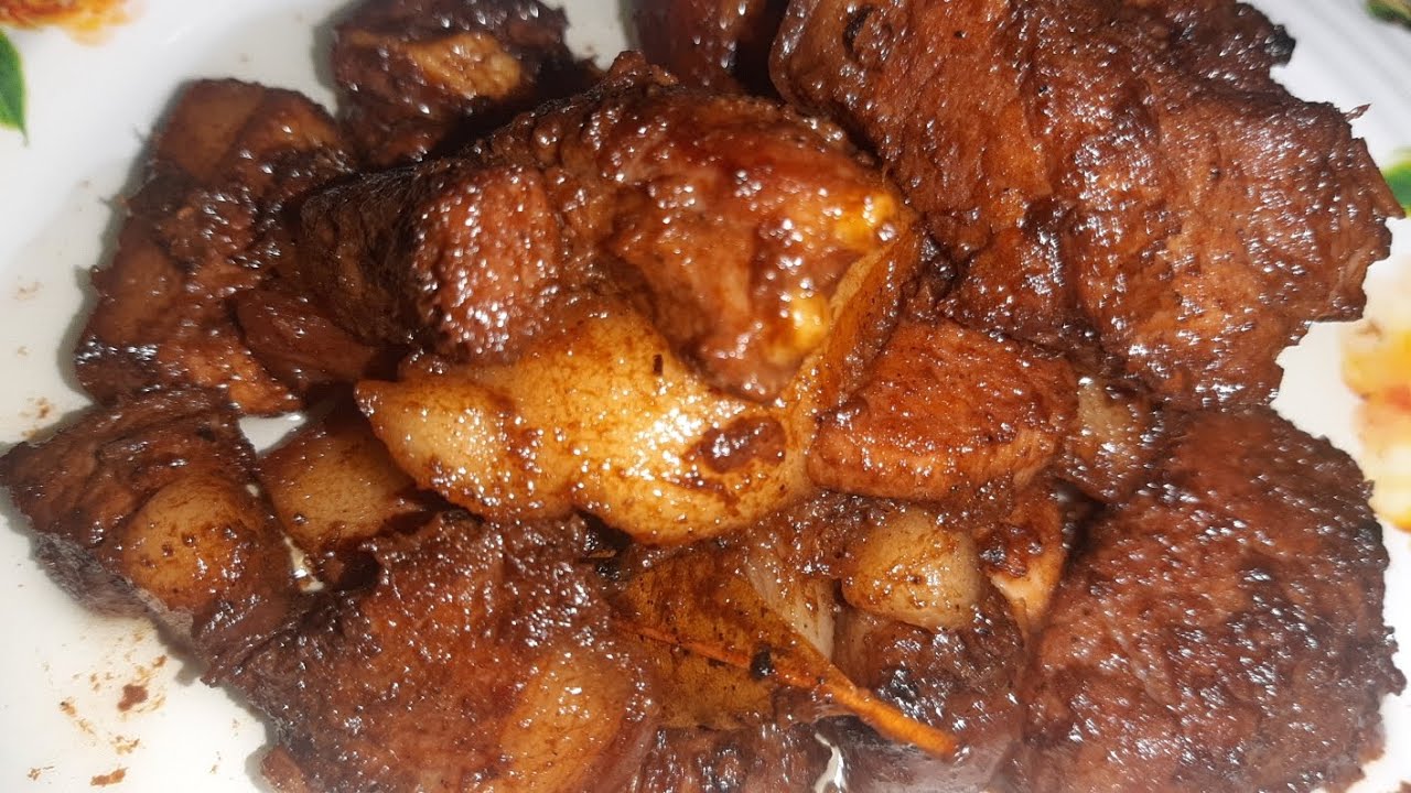 Pork Adobo Na Tuyo (Killer sa Sarap) YouTube
