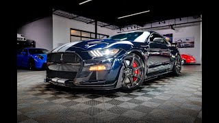 2021 Mustang Shelby GT500 Golden Ticket! Only 846 miles! Carbon Fiber Track Pack! Painted Stripes!