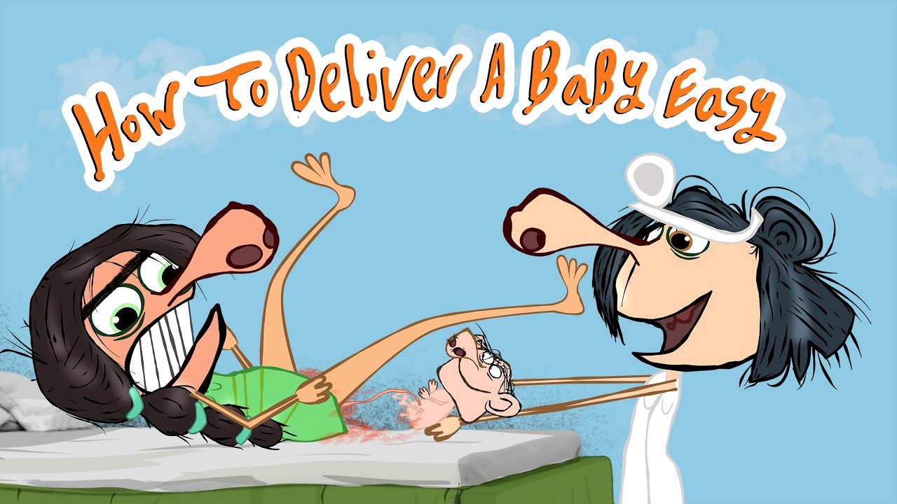 How To Deliver A Baby Easy | Cartoon Unbox | Frame Room Animation ...