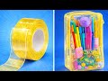 実際に役立つ学校での簡単DIY 📚✨ つまらない学用品 → クールなDIY 123 GO!による