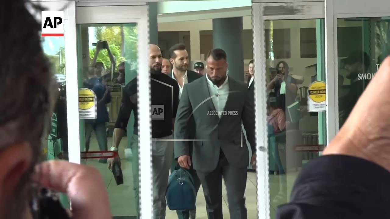 Andrew Tate proclaims innocence upon return to US, amid human trafficking charges