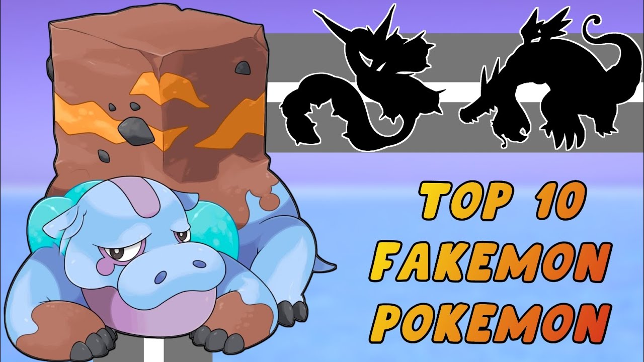 Top 10 Best Design Fakemon Pokemon Part 1 fakemon YouTube