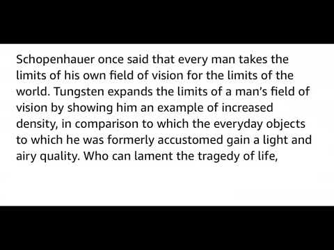 A Couple Of Tungsten Cube Reviews