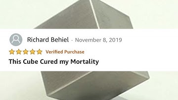 A couple of tungsten cube reviews