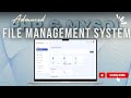 Advanced File Management System in PHP MySQL || Robin Codes