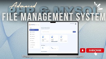 Advanced File Management System in PHP MySQL  || Robin Codes