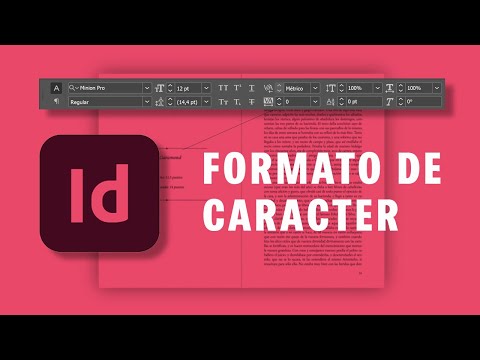 Texto. Formato de caracter | Curso de Adobe Indesign