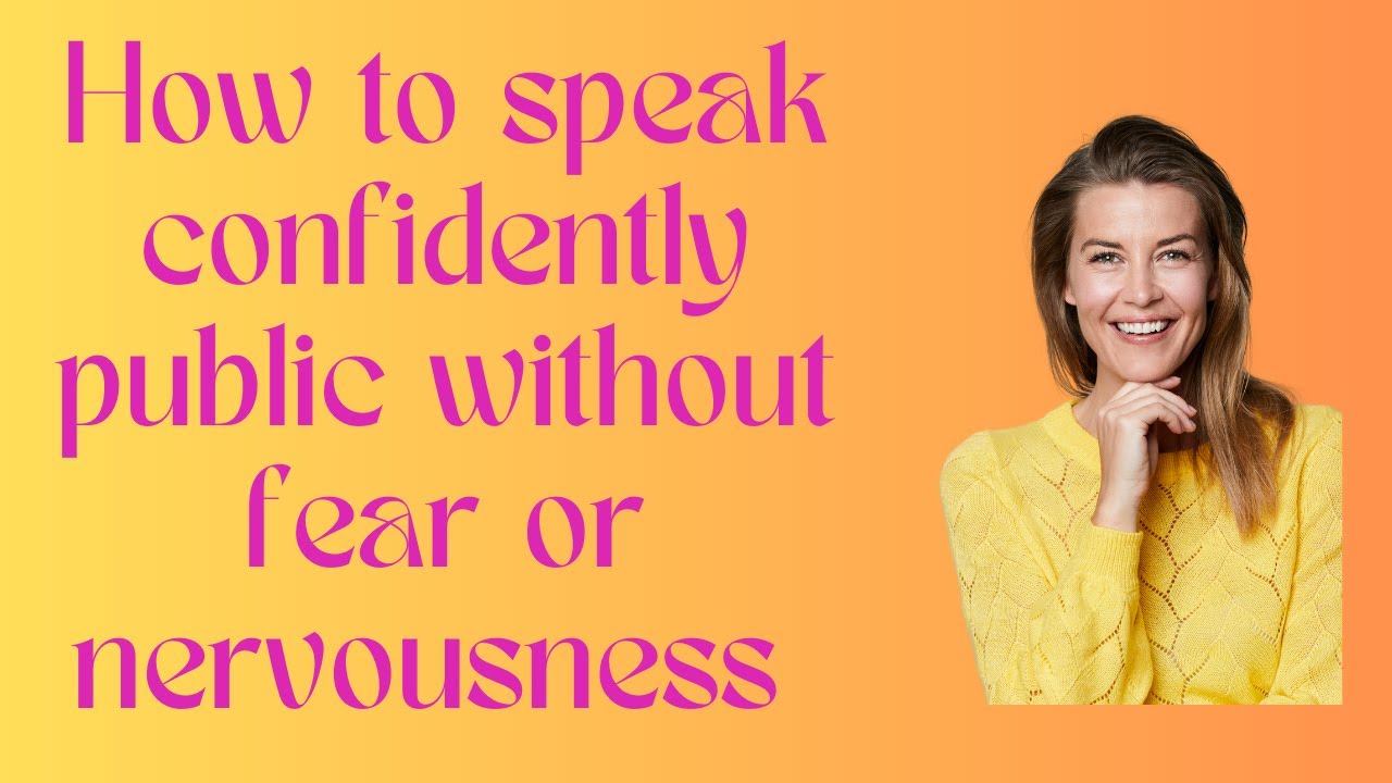 How to Speak Confidently in Public Without Fear Ever Again #buymote # ...