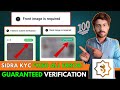 SIDRA KYC Verification | FIXED Front Image Required | Failed to Upload Image & Face Tracking Errors