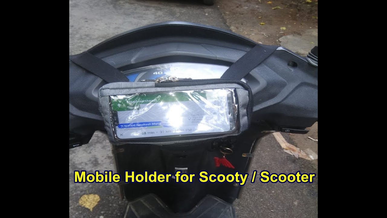 Best Mobile Holder for Scooty Nitin Vlogs YouTube