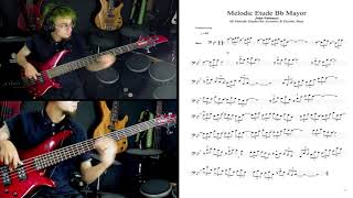 John Patitucci ♦ Melodic Etude Bb Major ▼ (60 Melodic Etudes for Acoustic & Electric Bass)▼