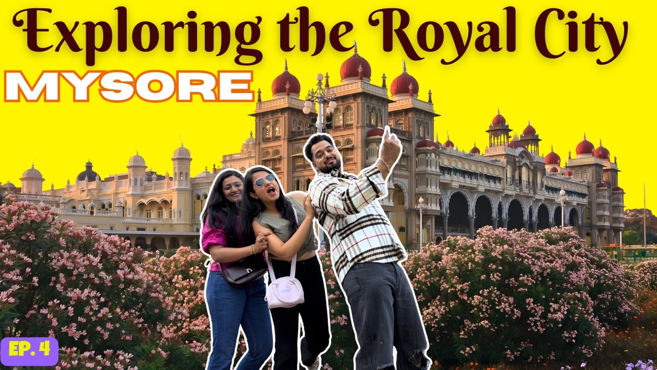 A DAY TRIP TO MYSORE | CHAMUNDI HILLS | MYSORE PALACE  | KARNATAKA VLOG-4