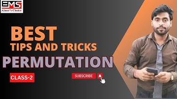 Permutation and Combination class 11 SN Dey| বিন্যাস ও সমবায়| Class-2| ems academy