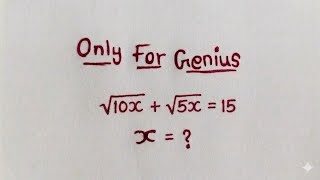 Nice algebra square root simplification problem || only genius get this right ✅️ 