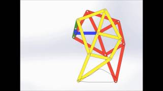 Theo jansen walking leg mechanism animation