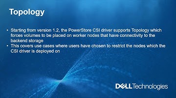 Dell EMC PowerStore CSI plugin 1.2 for Kubernetes