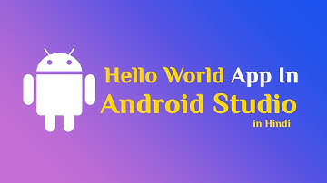 Hello World App Android Studio java Part2 | Android app development tutorial for beginners in Hindi