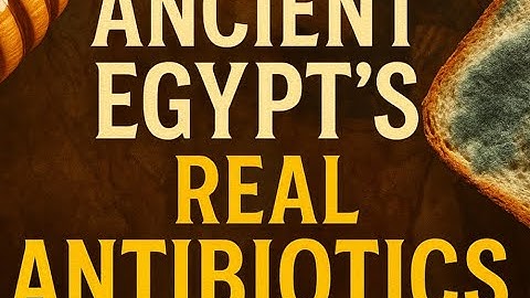 Ancient Egypt had antibiotics—thousands of years before modern medicine.
