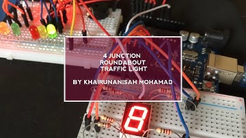 4-JUNCTION ROUNDABOUT TRAFFIC LIGHT