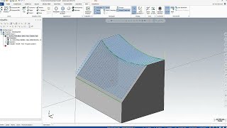 How to make a drawing and Toolpath 3D in mastercam - Finishing BLEND