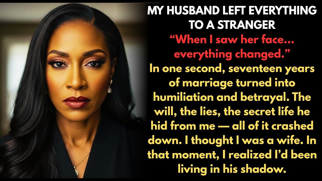 He Left Our Entire Life to a Stranger… Until I Saw Her Face