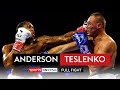 Jared Anderson demolishes Oleksandr Teslenko with BRUTAL knockout in 2nd round! 🤯| FULL FIGHT