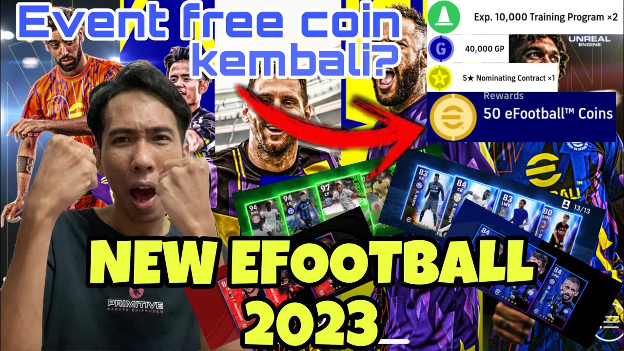 EFOOTBALL 2023 🔥 BANYAK EVENT MENARIK AUTO KONAMI BAIK HATI KALINI 💯 NEW GAMEPLAY 👍
