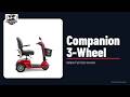 Golden Companion 3-Wheel Scooter (GC240) | Full-Size Portable | Scooter Pros