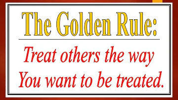 Who invented the Golden Rule?