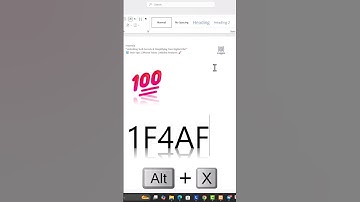 How to Type the 100 Emoji (💯) Using Unicode ALT+X | Easy Emoji Typing Trick