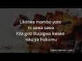 Magari Na Farasi Lyrics