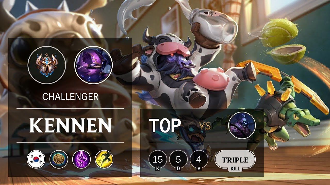 Kennen Top vs Jax - KR Challenger Patch 9.11