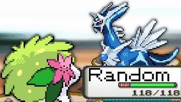 Pokemon but my entire team is randomized