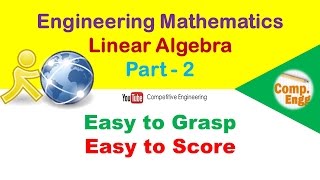Easy Methods of Engineering Mathematics | Linear Algebra - Matrix operations | Part-2