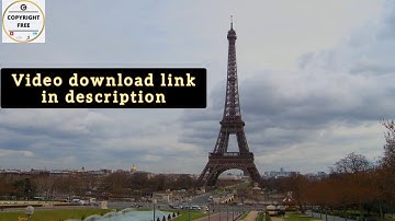 Eiffel tower free stock footage #3 | Copyright free video | Free video and audio download | fvaad