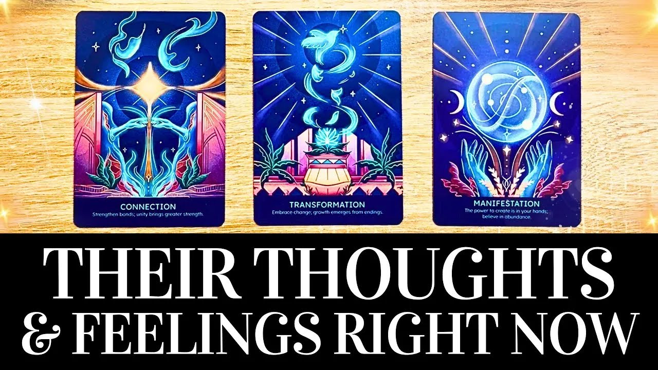 THEIR THOUGHTS  FEELINGS About YOU Right NOW  PICK A CARD Timeless Love Tarot Reading