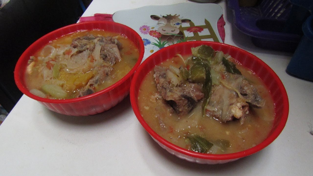 Cocinando una Rica sopa de Res Nicaraguense YouTube