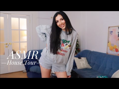 ASMR Tingly House Tour & Showing my Soviet Decor 🏠Whispering / Tapping / Scratching 