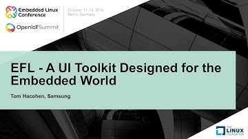 EFL - A UI Toolkit Designed for the Embedded World