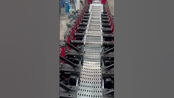 perforated Cable tray machine #rollforming #rollformingmachine
