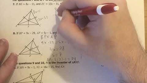 Geo Unit 5 Notes 5 Centers of Triangles Review Part 3