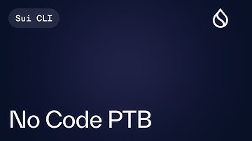 Sui CLI: Modify Blockchain State with Programmable Transaction Blocks (PTB)