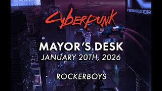Rockerboys | Cyberpunk RED Mayor's Desk | January 2nd, 2026 screenshot 4