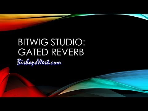 How To: GATED REVERB in BITWIG STUDIO - Tutorial