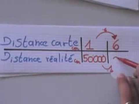 calculer la distance sur une carte Calcul D Une Distance Sur Une Carte Youtube calculer la distance sur une carte