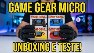 The Game Gear micro, a coleção definitiva de um dos ícones dos portáteis, UNBOXING e teste.