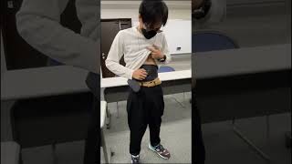 【商品紹介】腹筋ベルトを試したら、痛さに悶絶！でも腹筋は見事に割れました！ #shorts