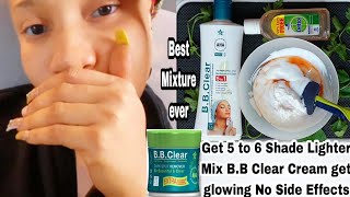 Best way to use B.B Clear Lightening cream get a whitening skin without side effect | screenshot 5