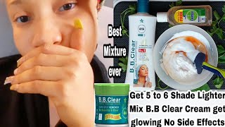 Best way to use B.B Clear Lightening cream get a whitening skin without side effect | screenshot 3